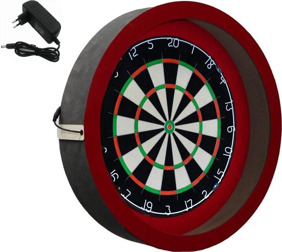 Dragon - Sorpresa PRO - rood - dartbord verlichting - dartbord berscherm ring van Dragon