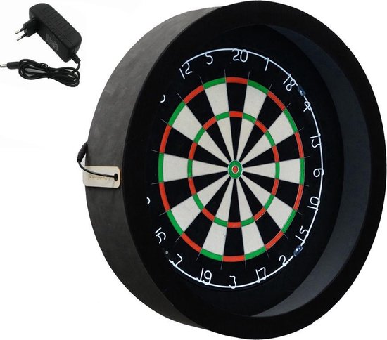 Dragon - Sorpresa PRO - zwart - dartbord verlichting - dartbord berscherming ring van Dragon