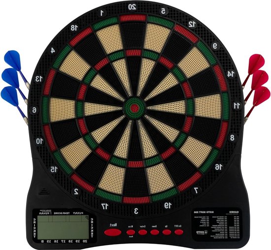 Elektronisch Dartbord KOTO SOFT 590 met LED-Display - Groot formaat van KOTO