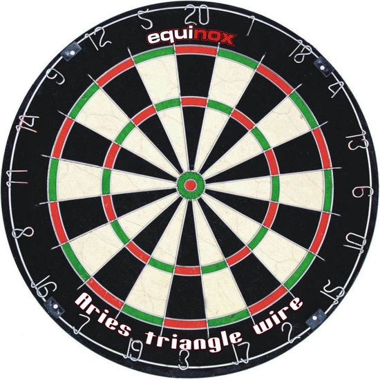 Equinox Aries Dartbord - Inclusief 6 dartpijlen - Darts - Dartpijl - Hoogwaardig Sisal dartbord van Equinox
