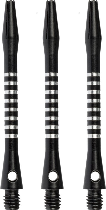 Faver Dart Shafts - Aluminium - 3 Stuks - Zwart - 5.5 cm van Faver