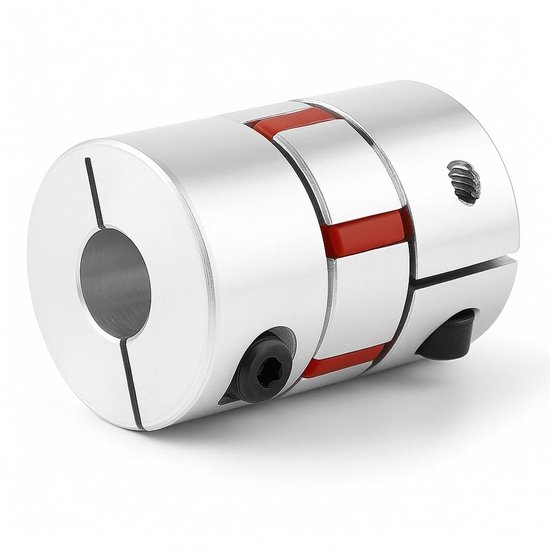 Flexibele Shaft Coupling 10mm x 14mm, Aluminium Motor Connector, CNC Jaw Spider, OD30mm x L40mm, Ideaal voor Precisie Toepassingen en Aandrijfsystemen