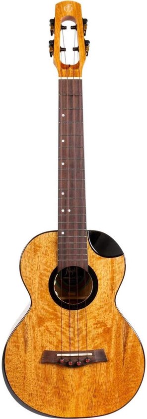 Flight ALMFIRTEQA Fireball Tenor Electro Ukulele - Volmassief Mango van Merkloos
