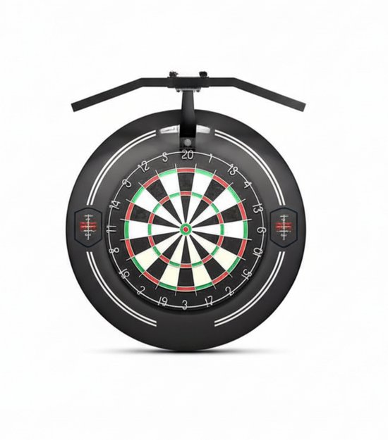 Florixa® Dartbord Verlichting - Dartbord Licht - Dartbord - Dartbord Verlichting Led Surround - Dartbord Surround Ring - Zwart - ‎51cm x 51cm x 17cm; 0.55 kg