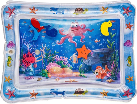Frummel Waterspeelmat Baby – Watermat – Speelkleed – Opblaasbaar – Waterspeelgoed Baby - Kraamcadeau - Octopus van Frummel