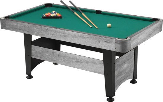 Garlando Pooltafel Garlando Chicago 5ft - - Grijs - Pooltafel voor thuis van Garlando