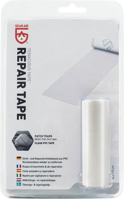Gear Aid - Reparatie tape - Tenacious - Universeel - Transparant van Gear Aid