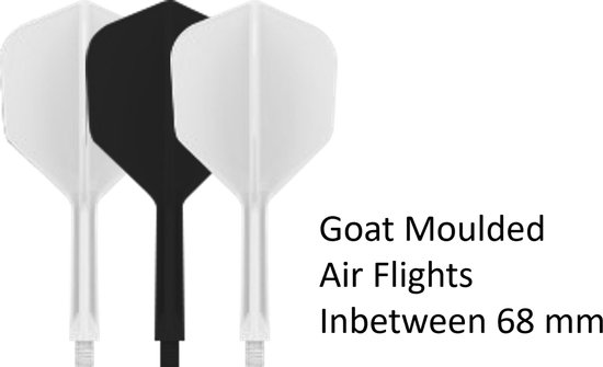 Goat Dartflight AIR Wit Zwart Wit NO6 Inbetween van GOAT