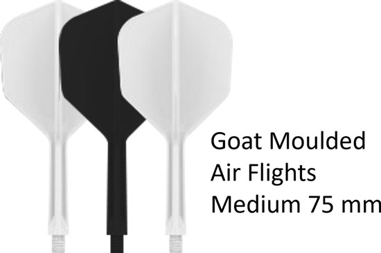 Goat Dartflight AIR Wit Zwart Wit NO6 Medium van GOAT