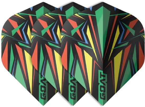 GOAT-DARTS- FLIGHTS-Athlete Green-3 flights. van Mission