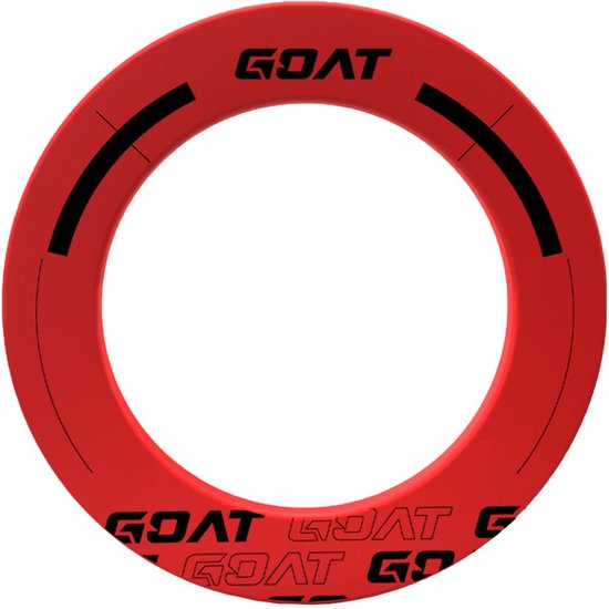GOAT – Defender 3 Dart Surround Rood 1 Stuk - Officiële Dartbord Grootte van Merkloos