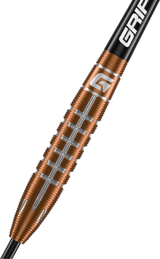 GOAT - Quarterback V2 95% Steeldarts 24 Gram, Incl. 3 Barrels, 3 Flights & 3 Shafts van GOAT