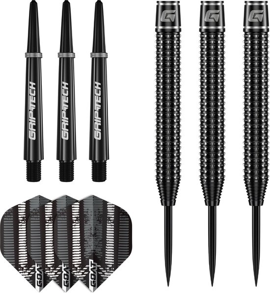 GOAT - Sprocket 90% Steeldarts 24 Gram, Incl. 3 Barrels, 3 Flights & 3 Shafts van Winmau