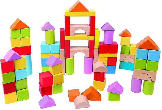 Hape Wonderful Beech Blocks - 101 Pcs van Hape