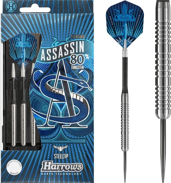 Harrows Assassin RG 80% 22 gram - Dartpijlen van Merkloos