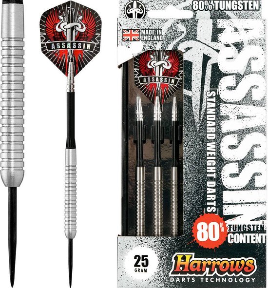 Harrows Assassin RG 80% 25 gram - Dartpijlen - Darts van Harrows