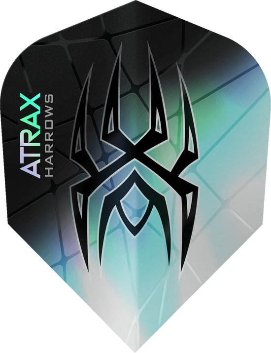 Harrows Atrax Black NO6 - Dart Flights van Harrows