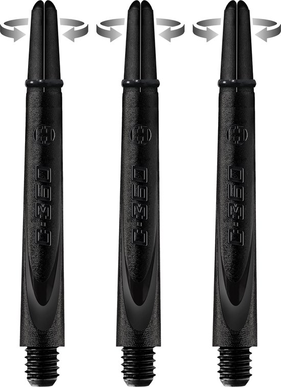 Harrows Carbon 360 Shafts Black - Dart Shafts Inbetween van Harrows