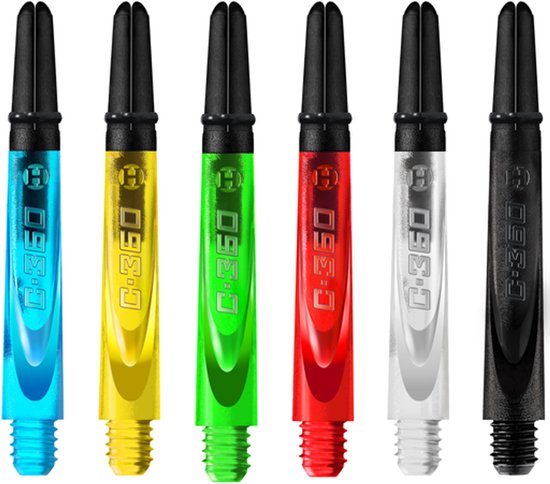 Harrows Carbon 360 Shafts Clear - Dart Shafts Medium van Harrows