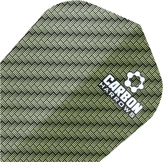 Harrows Carbon Green - Dart Flights van Merkloos