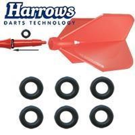 "Harrows Clic System ""o"" rings Set Ã 6 stuks" van Harrows