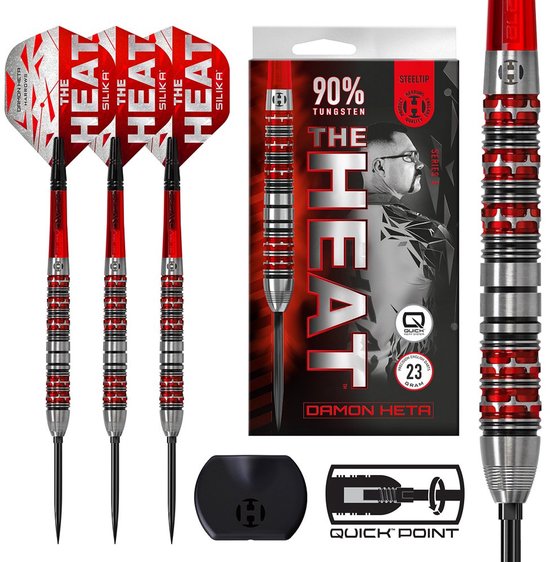 Harrows Damon Heta V3 Quick Point 90% - Dartpijlen van Merkloos