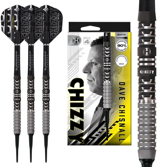 Harrows Dave Chisnall V4 90% - Soft Tip Darts van Merkloos