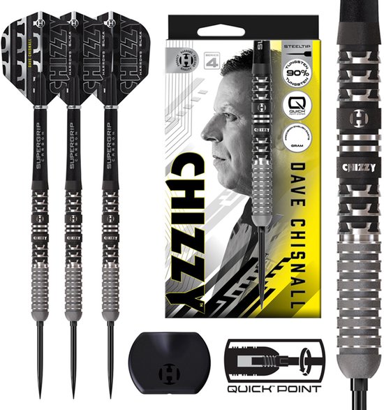 Harrows Dave Chisnall V4 Quick Point 90% - Dartpijlen 23 Gram van Harrows