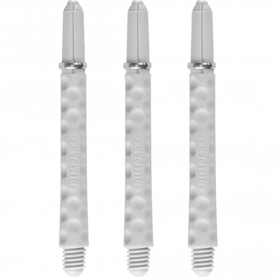 Harrows Dimplex Nylon White - Dart Shafts Short van Harrows