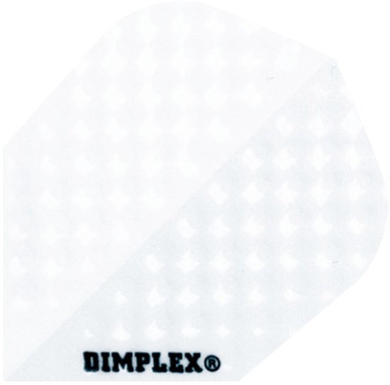 Harrows Dimplex Plain White - Dart Flights van Harrows