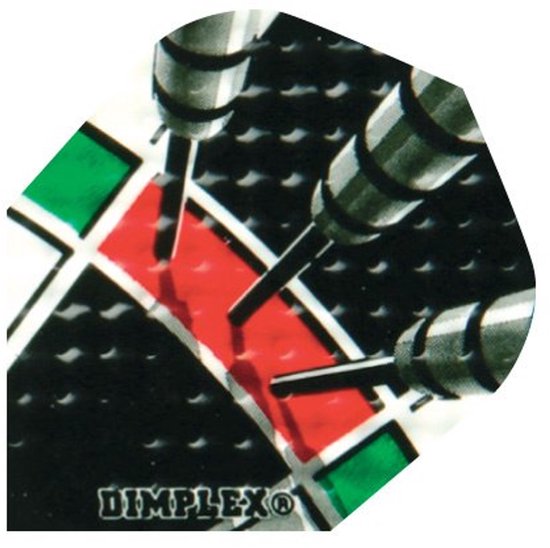 Harrows Dimplex Treble 20 - Dart Flights van Merkloos