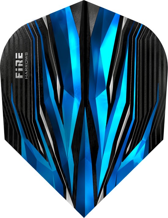 Harrows Fire Blue - Dart Flights van Harrows