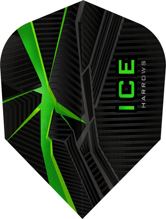 Harrows ICE Recut Green - Dart Flights van Harrows
