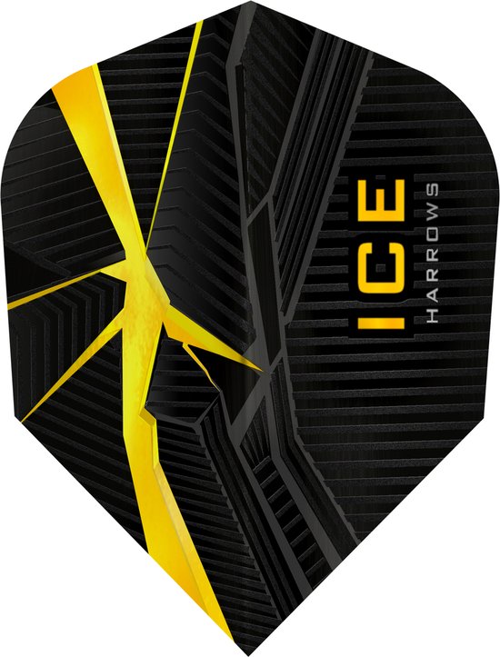 Harrows ICE Recut Yellow - Dart Flights van Harrows