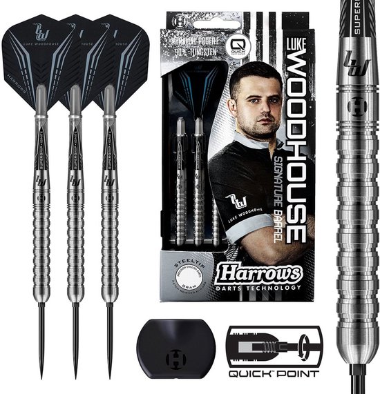 Harrows Luke Woodhouse V1 Quick Point 90% - Dartpijlen van Merkloos