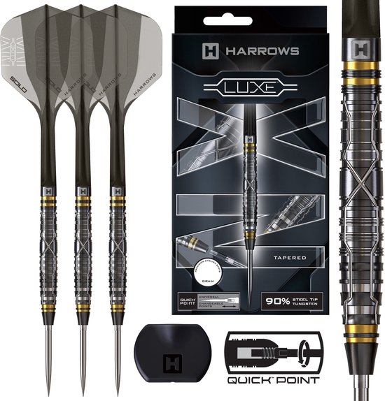 Harrows NX Luxe Tapered Quick Point 90% - Dartpijlen