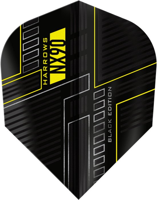 Harrows NX90 Black NO6 - Dart Flights
