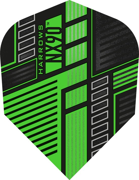 Harrows Prime NX90 Dartflights - Groen van Harrows
