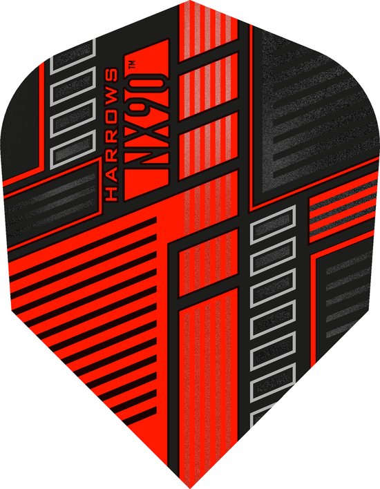 Harrows Prime NX90 Dartflights - Rood van Harrows
