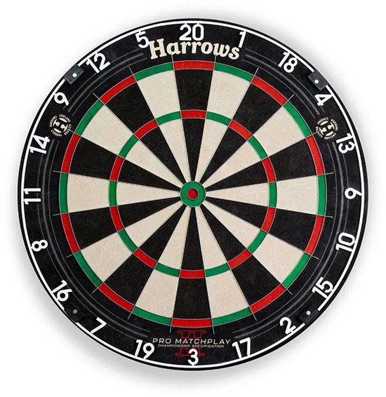 Harrows Pro Matchplay 2 Dartboard van Merkloos