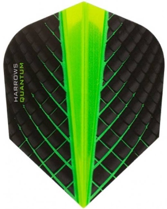 Harrows Quantum Green - Dart Flights van Merkloos