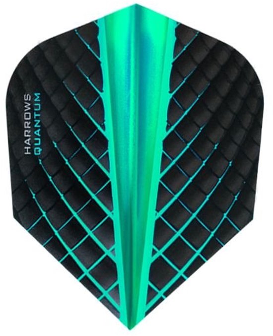 Harrows Quantum Jade - Dart Flights van Merkloos