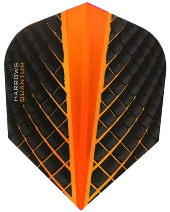 Harrows Quantum Orange - Dart Flights van Merkloos
