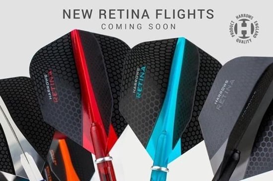 Harrows Retina Green - Dart Flights van Merkloos