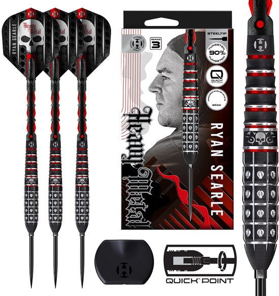 Harrows Ryan Searle V3 Quick Point 90% - Dartpijlen 30 Gram van Merkloos