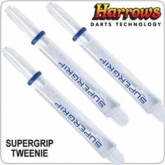 Harrows shafts Supergrip Midi ICE Clear van Harrows