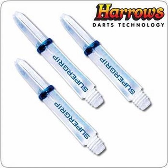 Harrows shafts Supergrip Short ICE Clear van Harrows