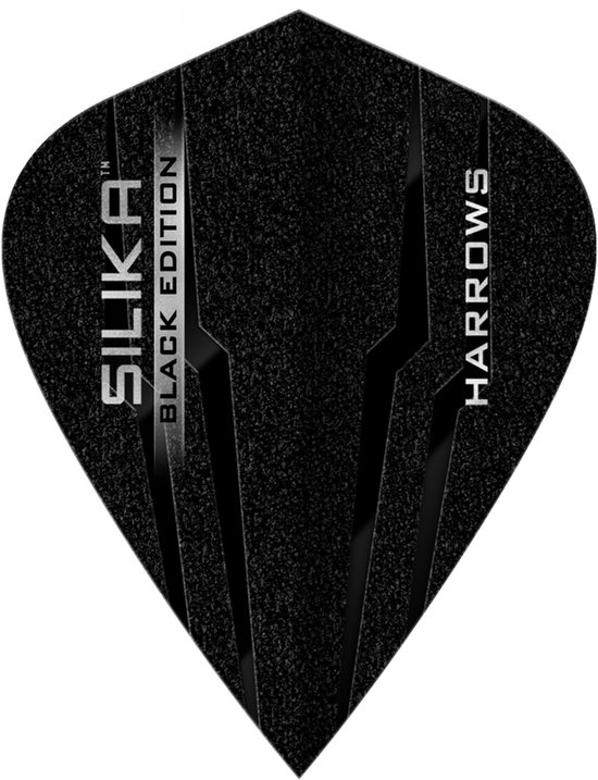 Harrows Silika Black Kite Tough Crystalline Coated - Dart Flights