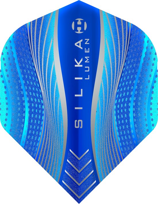 Harrows Silika Lumen NO2 Blue Tough Crystalline Coated - Dart Flights van Merkloos