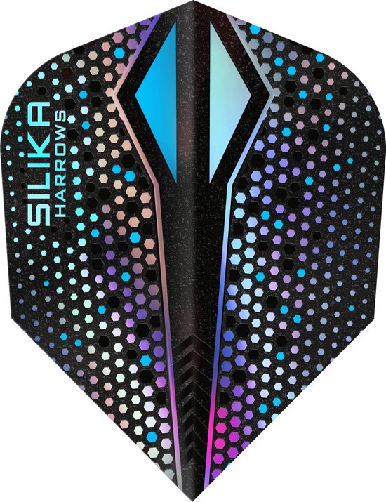 Harrows Silika X Color Shift Silver NO6 Tough Crystalline Coated - Dart Flights van Merkloos